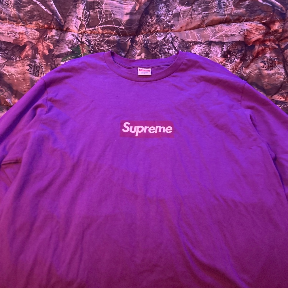 Supreme Violet Crewneck Tee